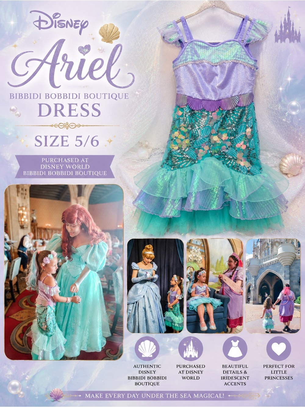 Disney Ariel Dress / Costume